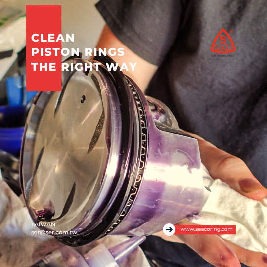 Clean Piston Rings the Right Way